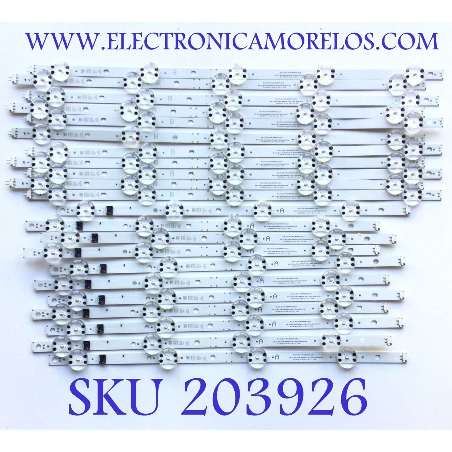 KIT DE LEDS PARA TV LG / ( 22 PZ ) NUMERO DE PARTE EAV65033001 / SSC_Y21_SLIM_RIDENT_86NANO75_LGD_A / SSC_Y21_SLIM_RIDENT_86NANO75_LGD_A_PTN10_REV00_201128 / MODELO 86NANO75